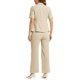 thumbnail image 3 of INSPIRE CHIC Conjunto de Traje de Oficina para Mujer con Blazer de Manga Corta de Un Botón y Pantalones de Traje S Albaricoque Oscuro, 3 of 6