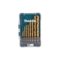 Makita - Set Brocas Metal Hss-Tin Surtido 10 Piezas D-72849 Set 1-10Mm