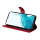 thumbnail image 3 of Funda Billetera para Samsung Galaxy S23 Plus con Porta Tarjetas y Soporte Ajustable Rojo, 3 of 5