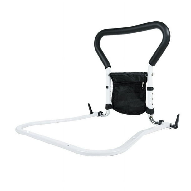 Bedside Handle Maternity Lifting Rack, Mid Aged Get Up Anti-fall Armrest, Foldable And Stretchable Elderly Bed Barbed For Elderly Wake Up, Protective Accessory Barbell Holder Safety Support With Stora