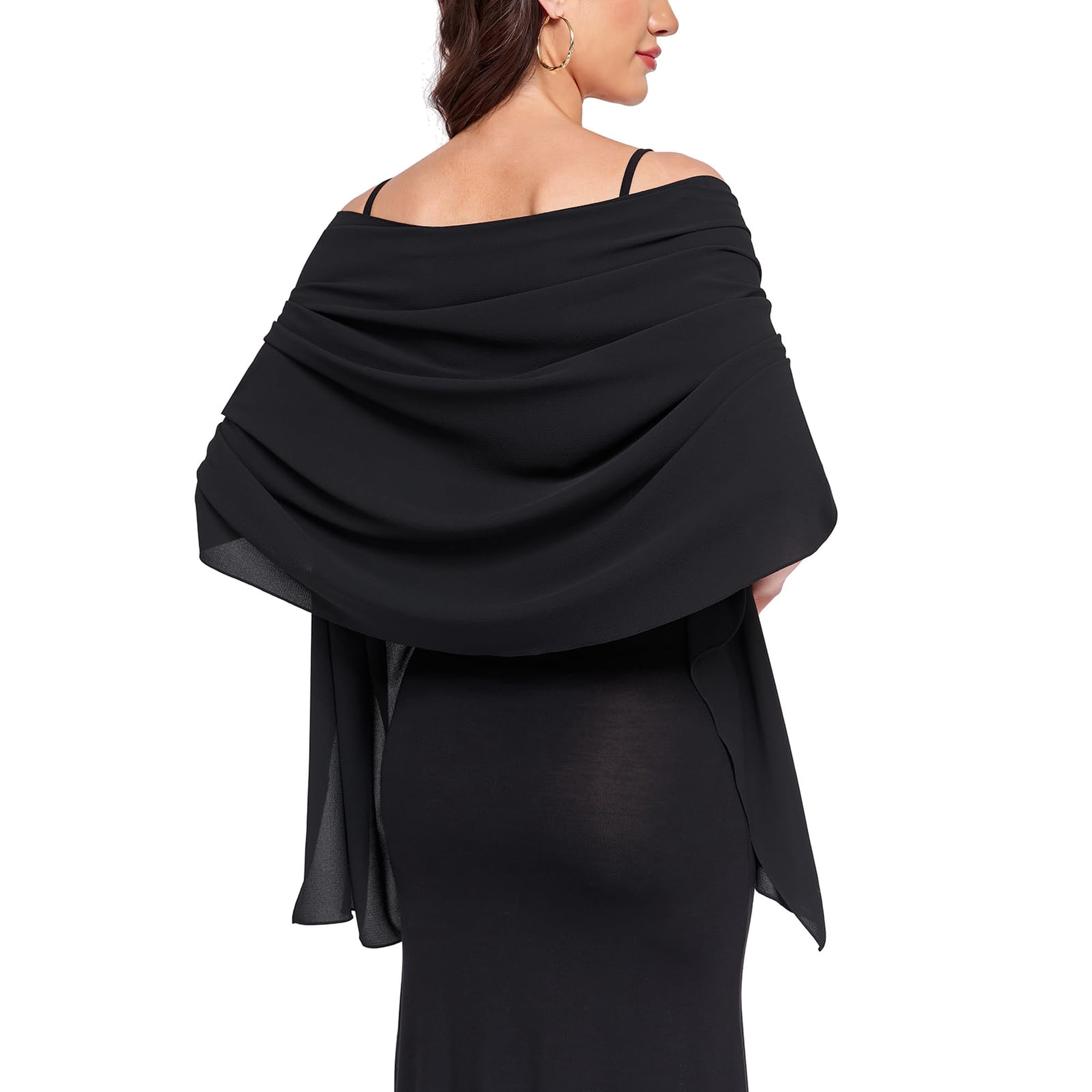 Bufanda Yetoun De Chifón Para Mujer Shawl Wraps Para Vestido De Noche
