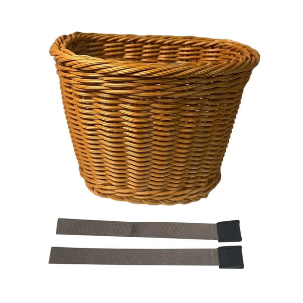 Cesta De Bicicleta Para Niños, Cesta De Triciclo Portátil, Accesorios, Cesta De Bicicleta, Color Marrón