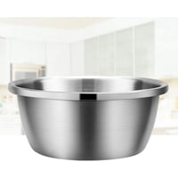 Disparo - Bowl Ensaladera Redondo Base Plana Acero Cocina 30Cm