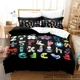 thumbnail image 1 of v1057 Bed Sheets Cartoon Alphabet Lore A-Z Bedding Set Boys Girls Twin Queen King Size Duvet Cover Pillowcase Bed boys Adult 3-Piece Bedding Set (1 Duvet Cover + 2 Pillow Shams) Bed Sheets ju1057, 1 of 5