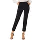 thumbnail image 1 of INSPIRE CHIC Conjunto de Maestra para Regreso a Clases de Mujer Pantalones de Trabajo de Cintura Alta con Elástico en la Espalda hasta el Tobillo M Negro Sólido, 1 of 6