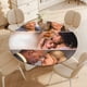 thumbnail image 4 of Madre E Hijos theme Fitted Round Tablecloths Elastic Edged Table Covers Waterproof Table Cloth For Kitchen Holiday Party Tables Decor 120cm, 4 of 6