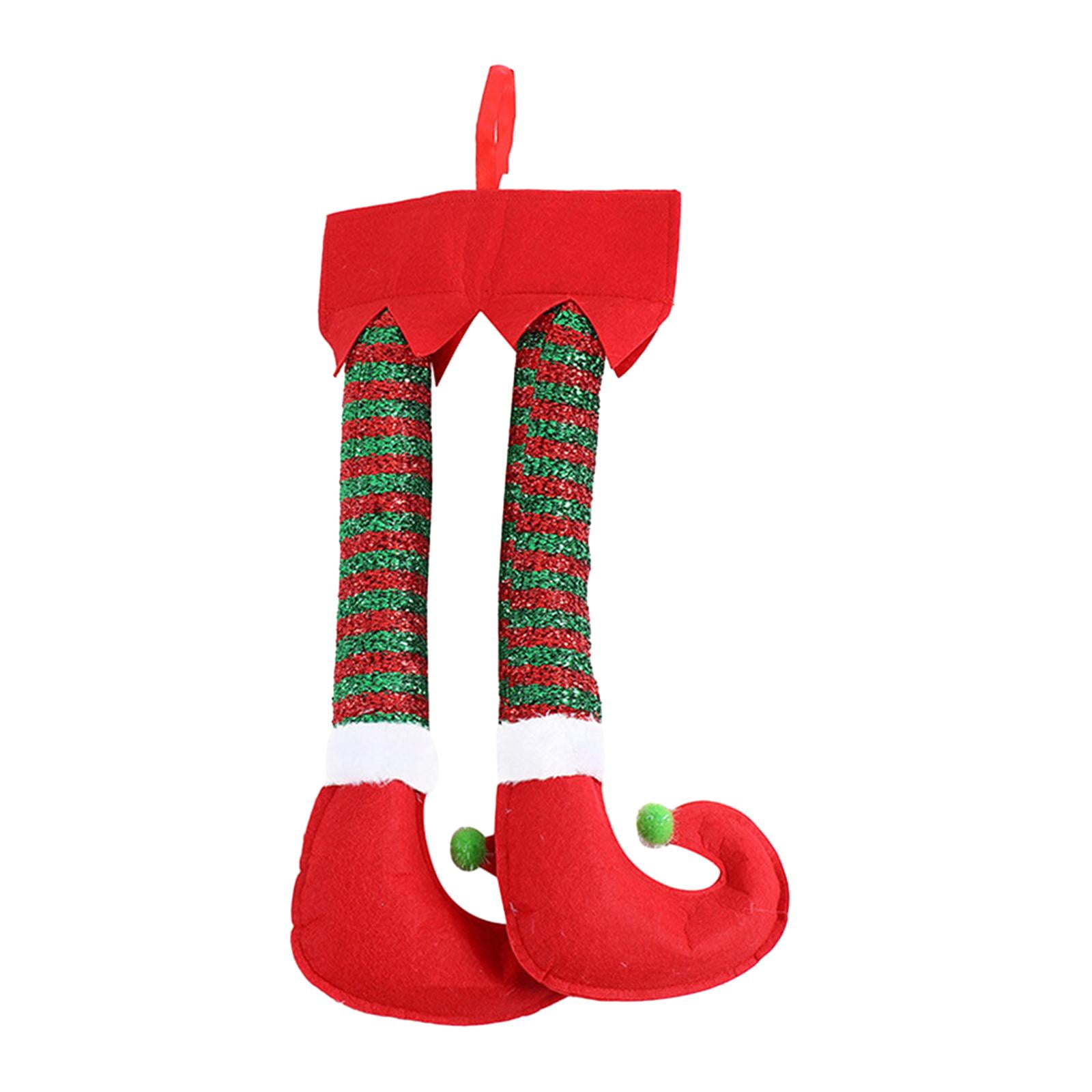 Magideal - Patas De De Navidad, Colgante De Patas De De Navidad, Adorable Novedad, Decoración De Patas De Colgantes, Para Fiestas Navideñas En