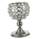 thumbnail image 2 of Candelabros De Cristal Candelabros Para Boda Decoración De Mesa Regalo 15cm Plata, 2 of 5