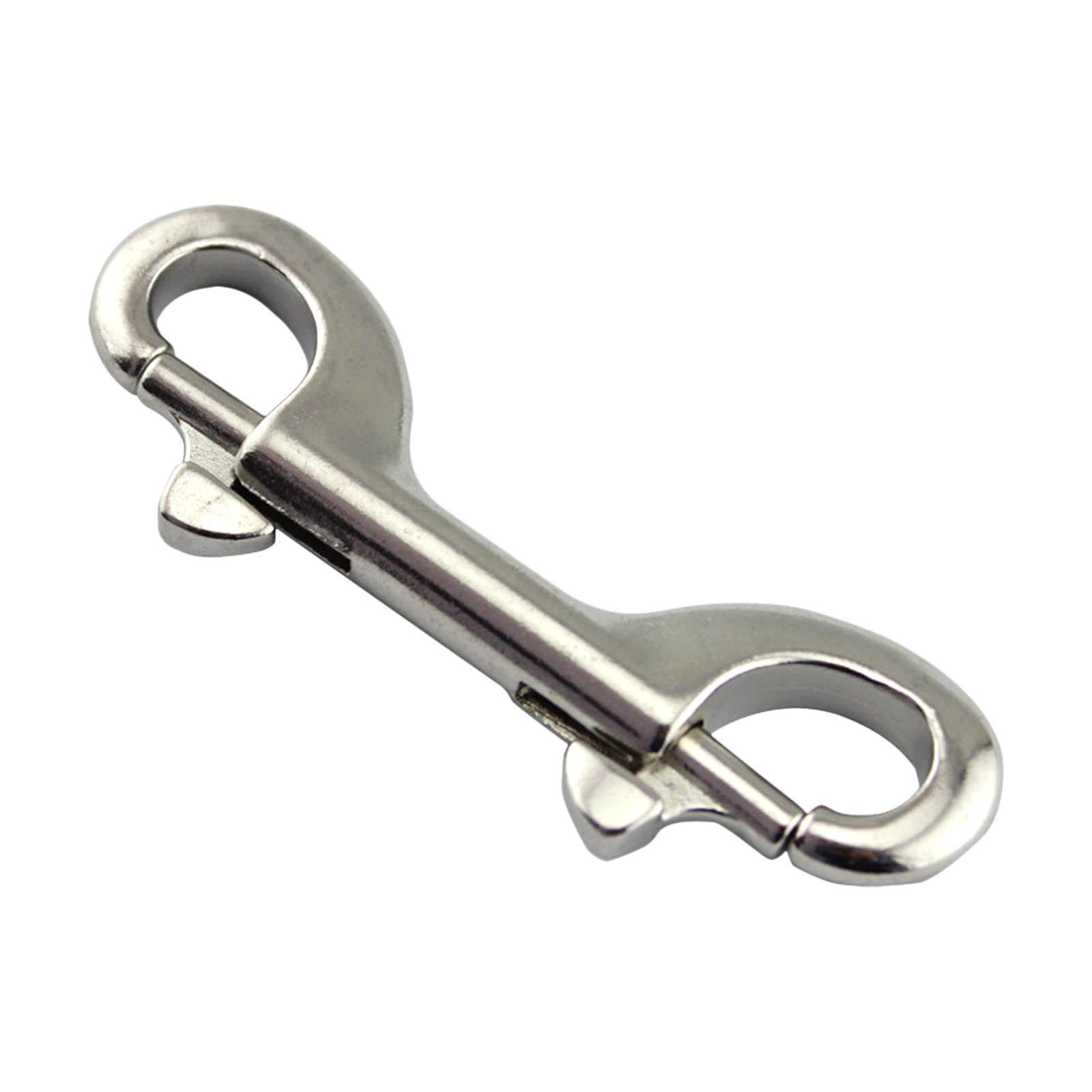 Magideal - Gancho A Presión De Acero Inoxidable 316, Ganchos A Presión De Doble Extremo, Clips De Buceo, Grado Marino Para Cubo De Agua, Correa Para Perro, Tachu 3.94X1.10 Pulgadas