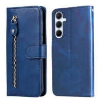 Gangxun - Funda Con Cremallera Para Samsung Galaxy A56 5G, Carcasa Cartera De Cuero Pu Con Soporte Y Tarjetero
