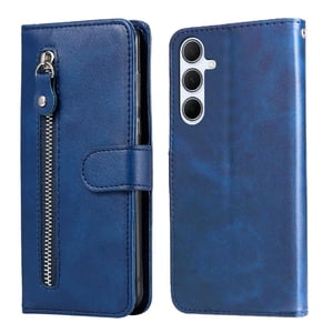 Gangxun - Funda Con Cremallera Para Samsung Galaxy A56 5G, Carcasa Cartera De Cuero Pu Con Soporte Y Tarjetero