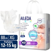 Aileda Pañales Infantiles Desechables Talla Xg Sin Géner 88U