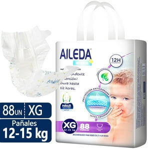 Aileda Pañales Infantiles Desechables Talla Xg Sin Géner 88U