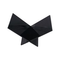 Magideal - Soporte Acrílico Para Lectura De Libros, Caballete De Exhibición De Escritorio, Soporte En Forma De X, Soporte Para Libros Para Hojas De Música, Libro , Negro