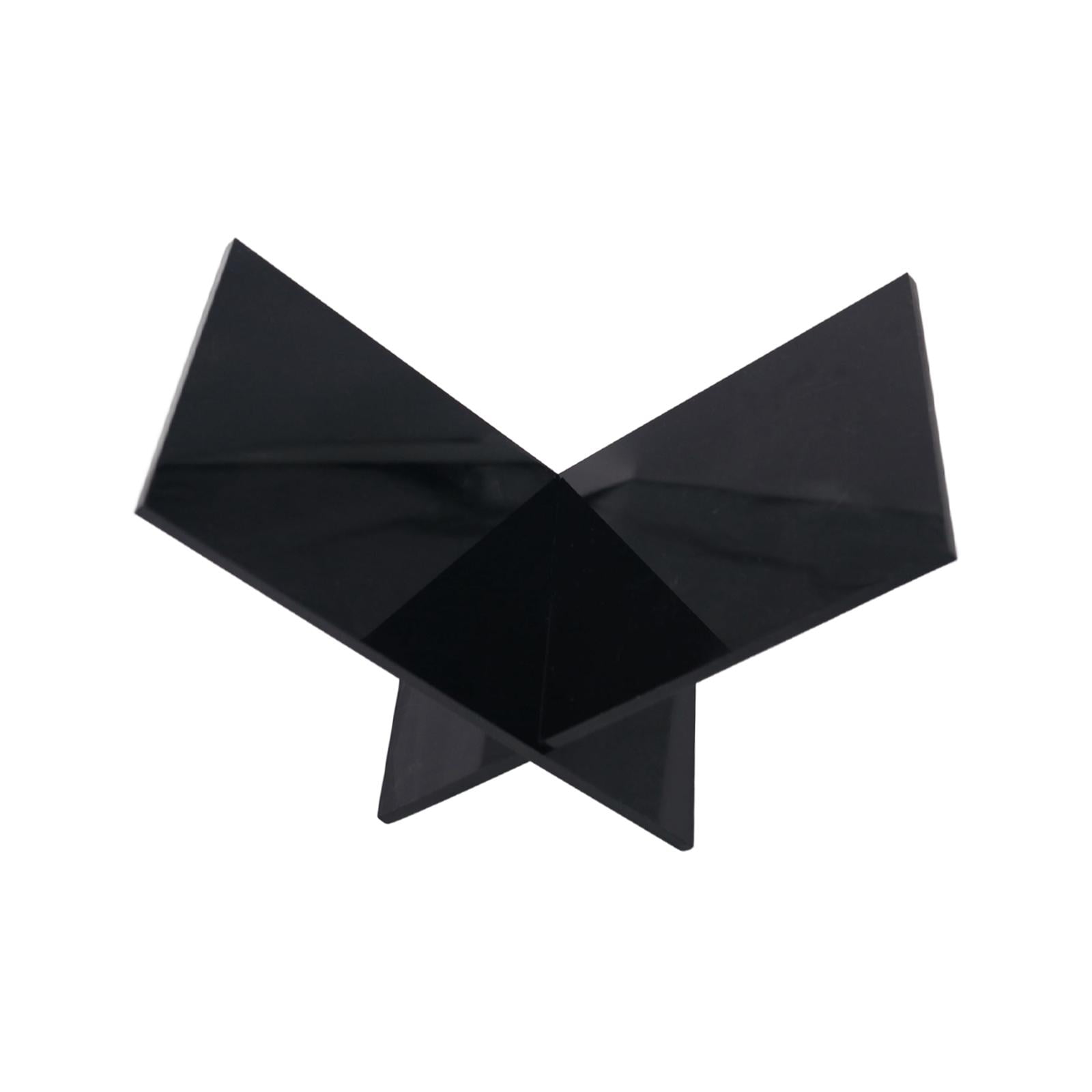 Magideal - Soporte De Acrílico Para Libros Estante De Exhibición De Obras De Arte Marcapáginas Portátil Pequeño Caballete De Exhibición De Acrílico Compacto Para Negro