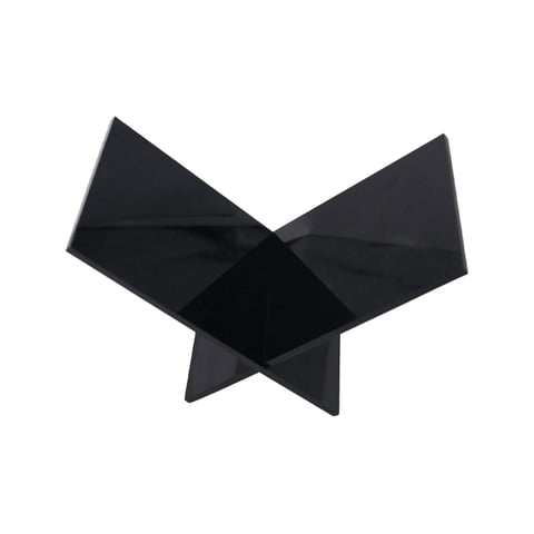 Magideal - Soporte De Acrílico Para Libros Estante De Exhibición De Obras De Arte Marcapáginas Portátil Pequeño Caballete De Exhibición De Acrílico Compacto Para Negro