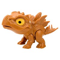 Bothyi - Juguete De Dinosaurio Con Dedos Mordedores Con Articulaciones Flexibles Figura De Acción Para Accesorios Niños Estegosaurio Marrón