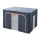 thumbnail image 1 of Bolsa De Almacenamiento De Ropa Organizador 66L Ventana Transparente Para Juguetes Sábanas Edredón Azul Marino, 1 of 2