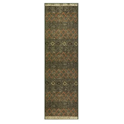 Alfombra de Pasillo Antideslizante Verde 60 x 305 cm