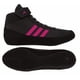 thumbnail image 1 of Zapatillas de lucha adidas HVC 2 Youth, negro/carbón/rosa intenso, 1 of 1