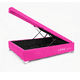 thumbnail image 3 of Base Cama Baúl 2 Plazas FELPA Rosado Barbie | Diseño Premium + Gran Almacenaje, 3 of 4