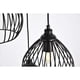 thumbnail image 4 of Lámpara Colgante Living District Sayer de 3 Luces Negra 110V, 4 of 6