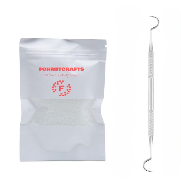 Glitter Formit Crafts 25 g de Perlas Polymorph + Cureta Dental