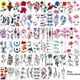 thumbnail image 2 of Tatuajes Temporales Zomme 82 Hojas Flores Mariposas Waterproof, 2 of 3