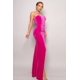 thumbnail image 3 of Vestido Maxi de Terciopelo con Escote en Forma de Corazón y sin Tirantes, 3 of 5