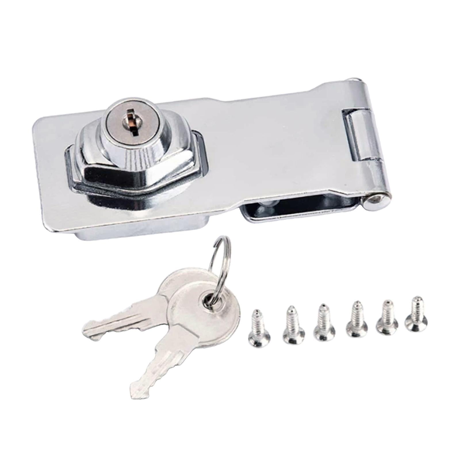 Bothyi - Cerraduras De Cerrojo Con Llave Cerradura De Cerrojo Con Tornillos Cerraduras De Caja De Herramientas De 2 Llaves Para Puertas Pequeñas