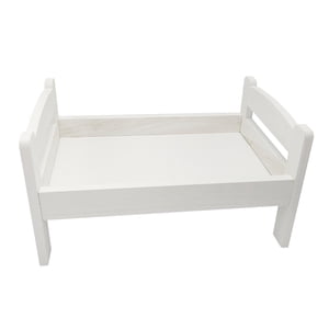 Magideal - Accesorios De Fotografía Recién Nacido Cama Accesorios De Fotografía De Bebé Madera Reutilizable Posando Fondos De Fotografía Asistida Sesión De Fotos Blanco