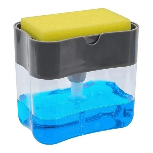 Dispensador lavaloza con soporte de esponja + esponja regalo