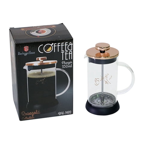 Berlinger Haus - Cafetera Francesa 350 Ml- Color Cobre
