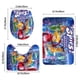 thumbnail image 3 of Totally Spies Juego de 3 alfombras de baño de coral fleece: tapete de baño + alfombra de inodoro en forma de U + funda de tapa de inodoro en forma de O, 3 of 6