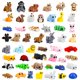 thumbnail image 1 of Mini juguetes de animales impresos en 3D Zaviroxel, 48 piezas articuladas, 1 of 6