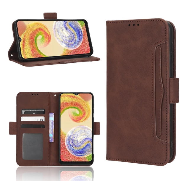 Funda Tipo Billetera FOXDOCK para Samsung Galaxy A04 – Tapa Flip con Tarjetero