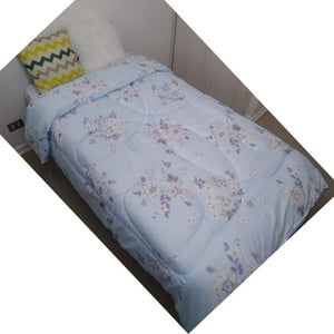 Velazio - Plumón Cama 1.5 Plazas Acolchado 2,5Kg Floral