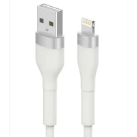 Cable Ringke Carga Rápida Usb A A Lightning Pastel (2M) Blanco