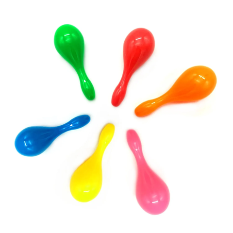 Genérico - Maracas Cristal Color Surtido X12 Uni