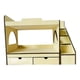 thumbnail image 2 of Modelo De Cama Tipo Loft 1:12 Con Escalera Para Estación De Tren, Paisaje DIY De Jardín De Hadas, 2 of 5