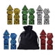 thumbnail image 2 of Juego De Dados Poliédricos Acrílicos De 35 Uds D4-D20 Con Bolsas Para Juguetes De Barra RPG, 2 of 3