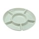 thumbnail image 3 of Plato De Aperitivo, Plato De Comida, Bandeja Dividida Para Servir Dulces, Postres, Dulces, Verde, 3 of 5