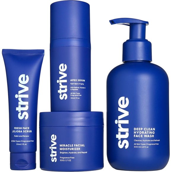 Set Cuidado Facial Strive Apex 50 g 30 ml 200 ml Antiage