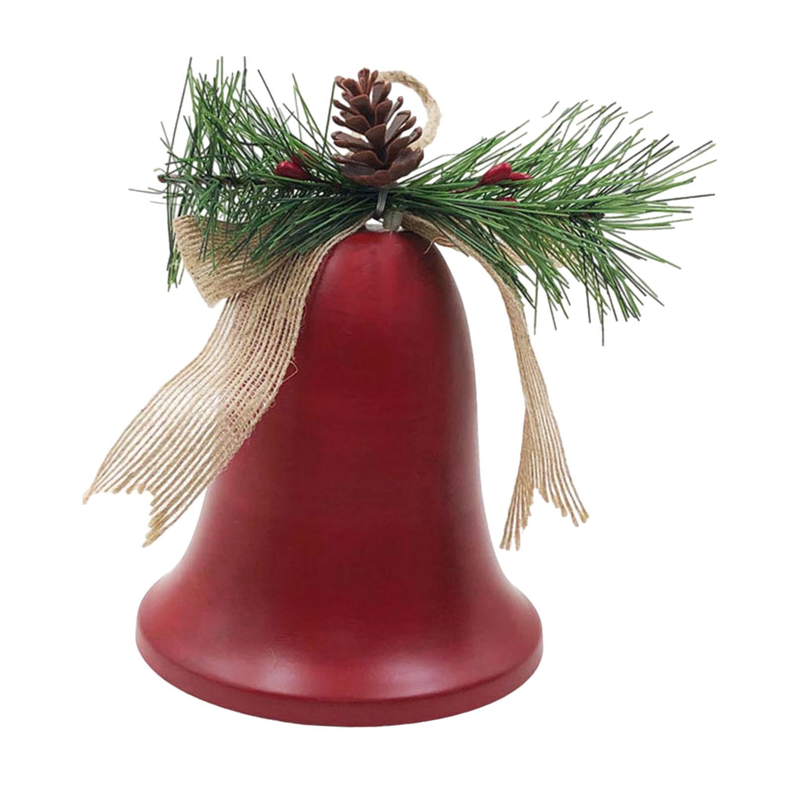 Bothyi - Adorno Colgante De Campana Navideña Para Árbol De Navidad, Decoración Para Cumpleaños, Festivales En Interiores, Color Rojo, Pequeño