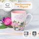 thumbnail image 3 of Taza de café Christian Art Gifts 355 ml con diseño floral, 3 of 5