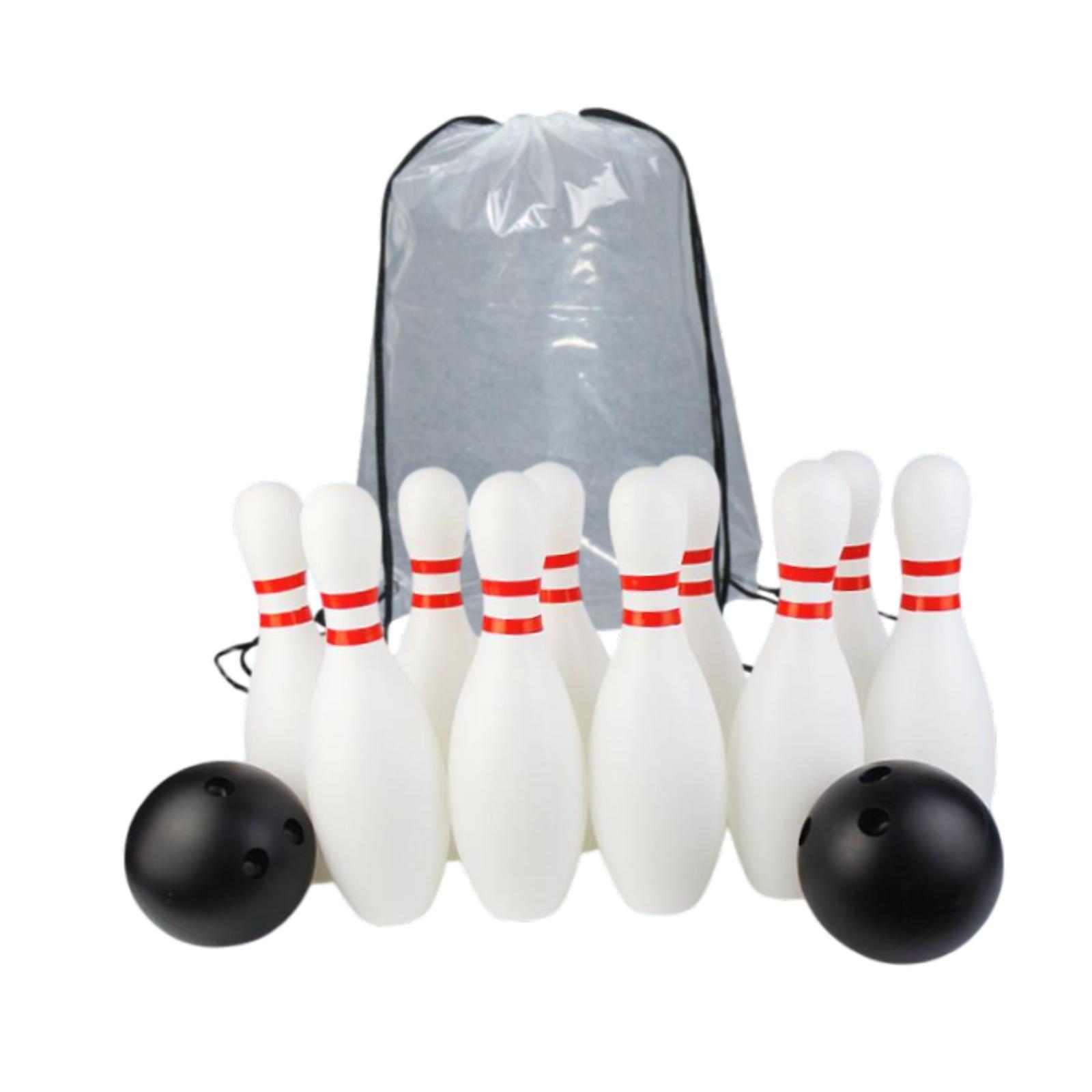 Magideal - Juego De Bolos Para Niños, Juego Deportivo Al Aire Libre, Juguetes Interactivos De Bolos Para Exteriores, Juego Familiar De Bolos Para Parque, Césped 22 Cm