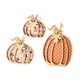 thumbnail image 4 of 3 Piezas De Decoración De Calabaza De Otoño, Artesanías Hechas A Mano, Decoración De Otoño Para Repisa, Repisa, Mesa, Estilo B, 4 of 5