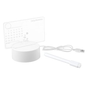 Bothyi - Tablero De Mensajes Usb Con Bolígrafo Tablero De Notas Led Para El Calendario De Bodas Junto A La Cama De San Valentín