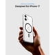thumbnail image 2 of Funda Spigen Ultra Hybrid MagFit para iPhone 17, color grafito transparente, 2 of 8