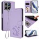 thumbnail image 2 of Funda de Gato tipo Libro para Motorola Moto G47, Lila Claro, 2 of 6